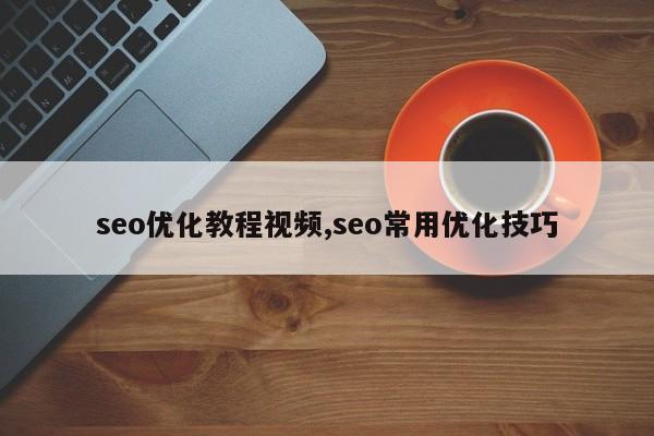 seo优化教程视频,seo常用优化技巧