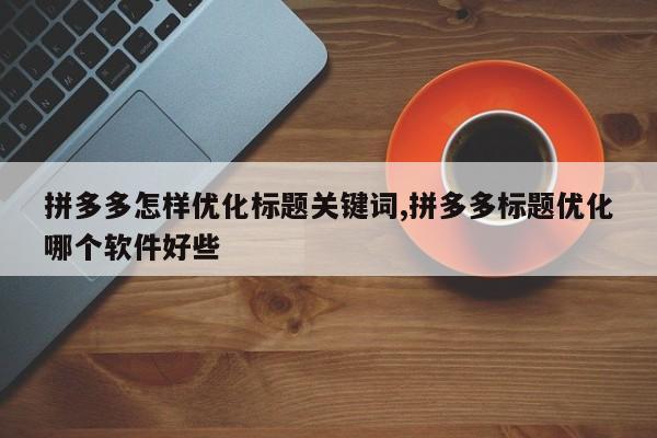 拼多多怎样优化标题关键词,拼多多标题优化哪个软件好些